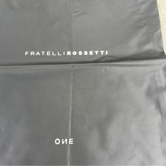 Fratelli Rossetti One Empty Dust Bag Shoe Black Vinyl Drawstring - Picture 2 of 7